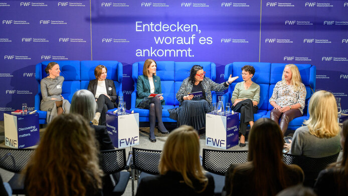 Diskussionsrunde beim zweiten Women’s Circle des FWF