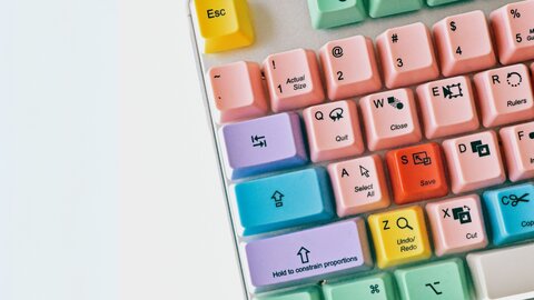 Bunte Tastatur